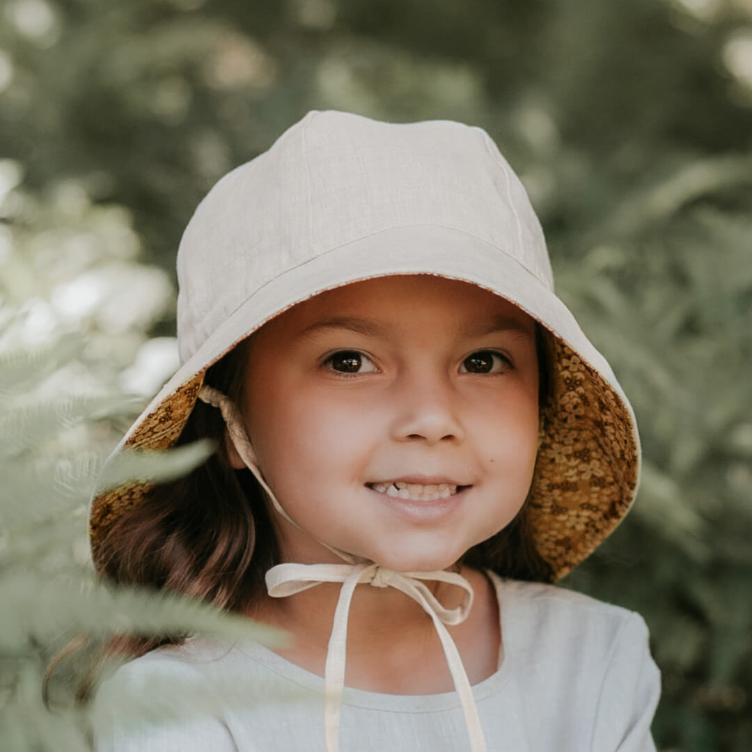 Bedhead Hats - (只有S码)Heritage系列双面遮阳帽 - Farah & Flax