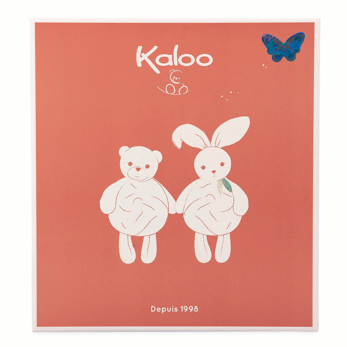 Kaloo - Plume Doudou 小兔安抚巾 肉桂红