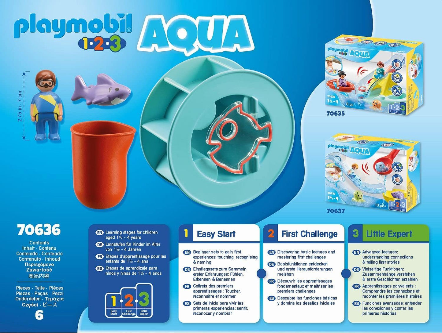 Playmobil - Water Wheel with Baby Shark