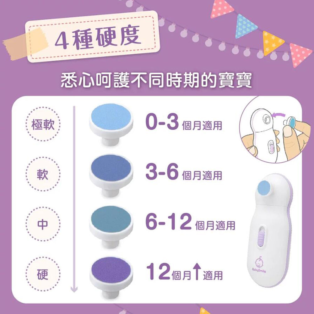 Babysmile - 婴幼儿电动磨甲器