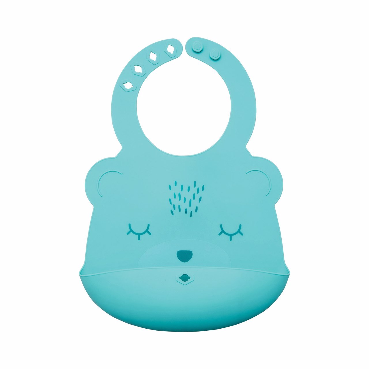 Tiny Twinkle - 可爱硅胶围兜 - Mint Bear
