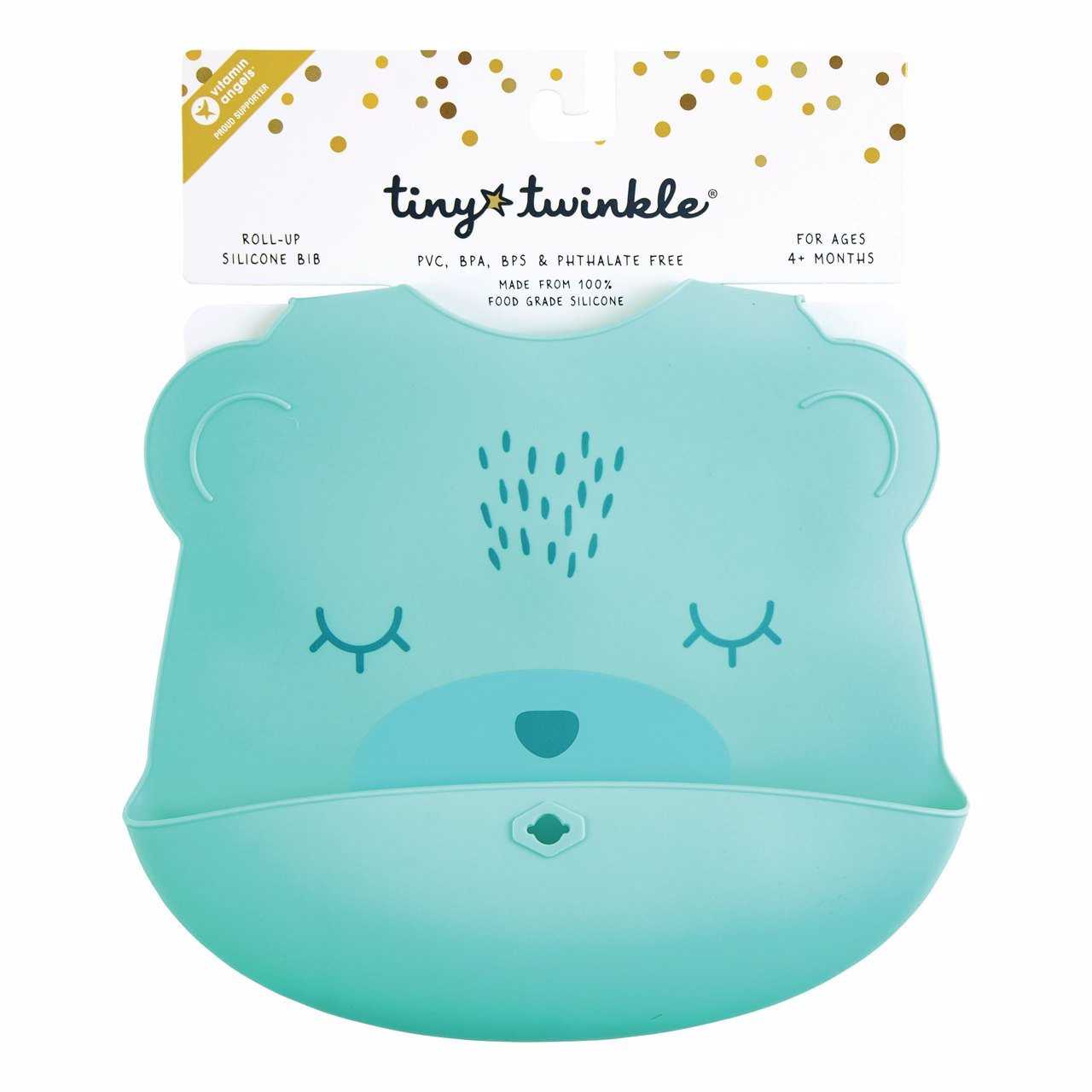 Tiny Twinkle - 可爱硅胶围兜 - Mint Bear