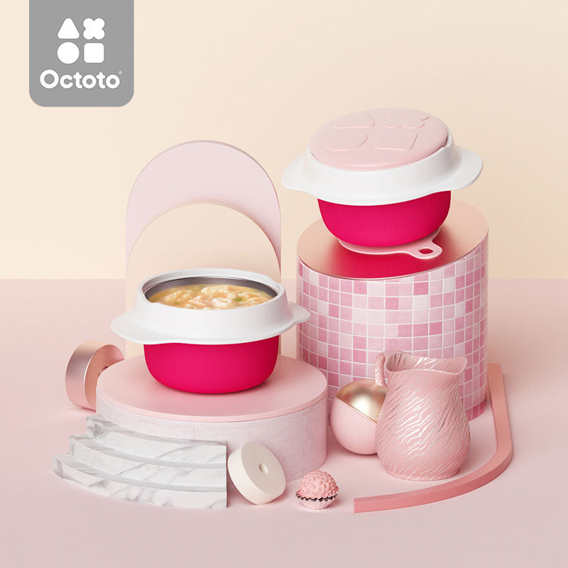 Octoto 不锈钢飞碟注水保温碗