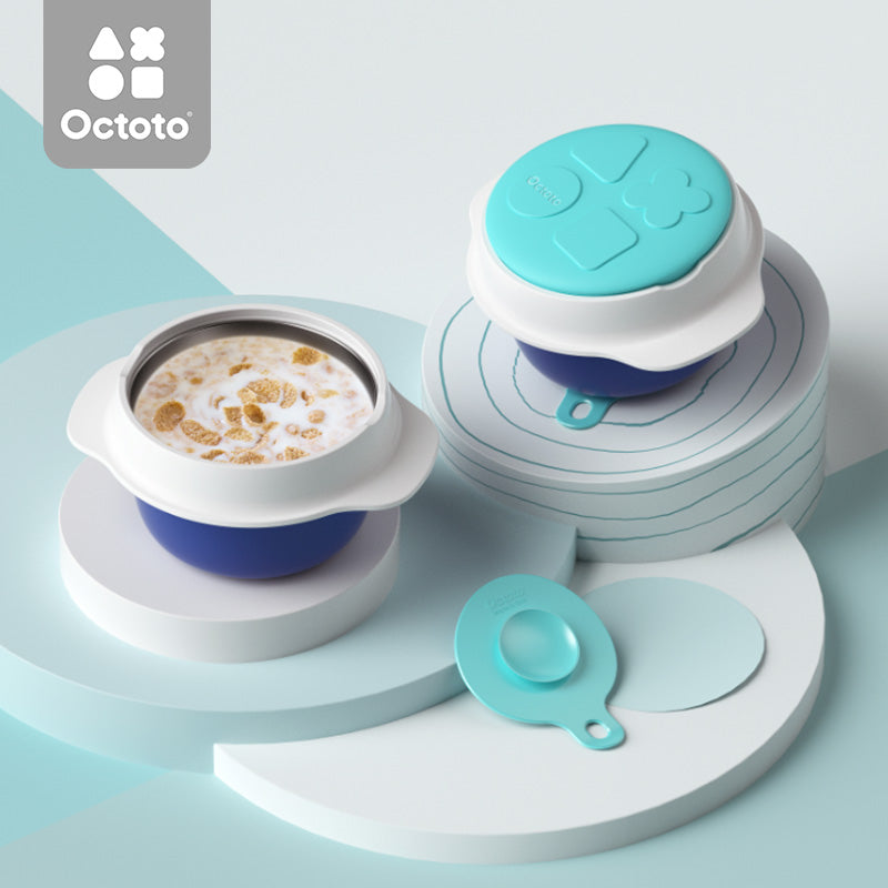 Octoto 不锈钢飞碟注水保温碗