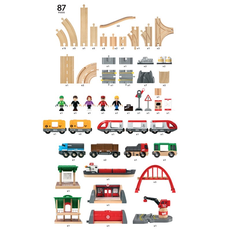 BRIO 声光豪华级轨道套装