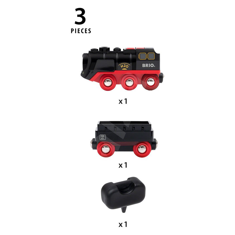 BRIO 电动蒸汽火车套装 3件