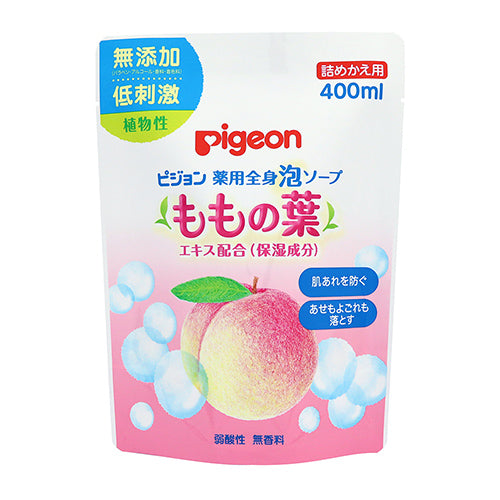 贝亲 - 桃叶沐浴露替换装 400ml