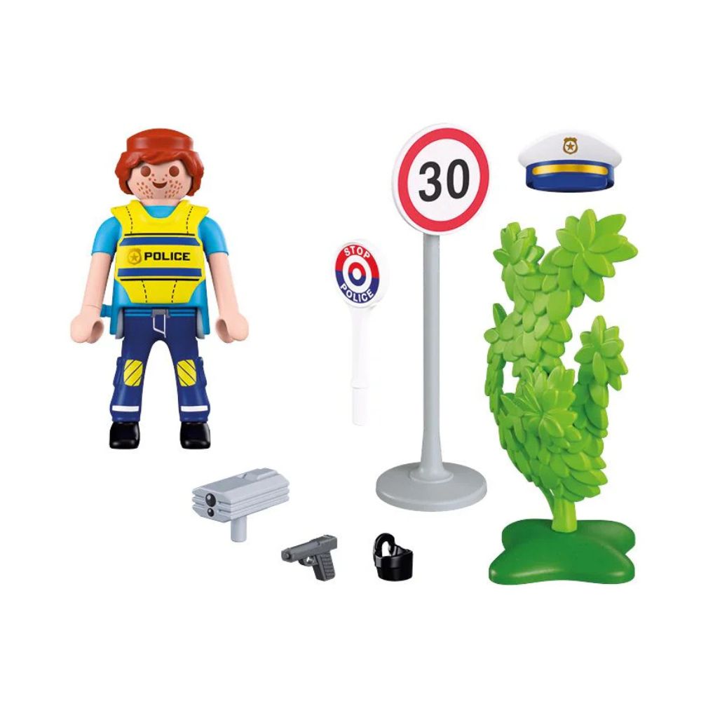 Playmobil - Police officer with speed detector - PMB72029