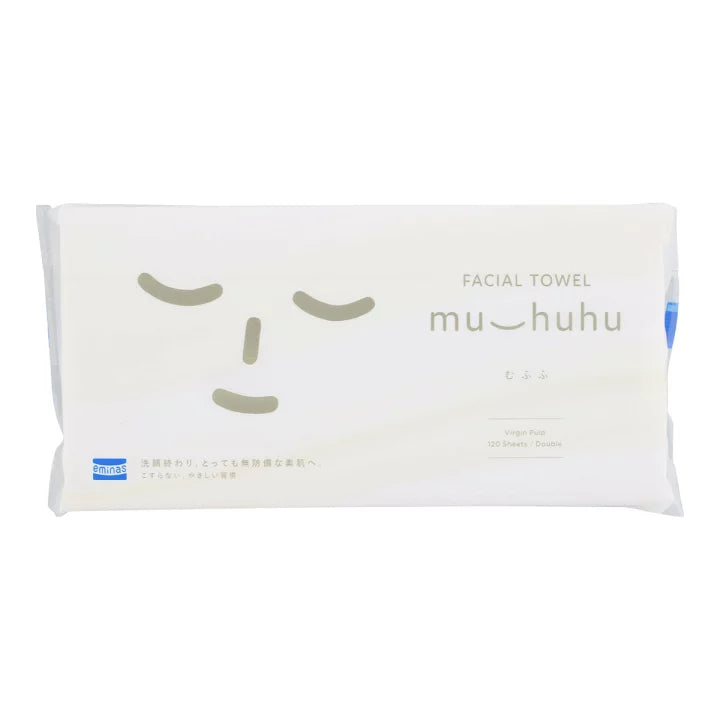 EminasⓇ - Muhuhu洗脸面巾 - 120片入