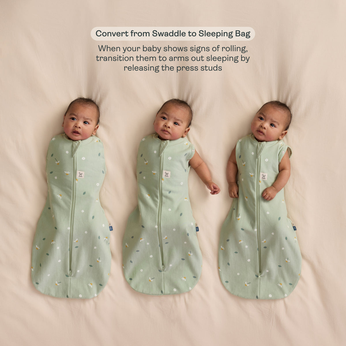 ergoPouch - Cocoon 襁褓睡袋 1.0 TOG – Meadow 草地花园款