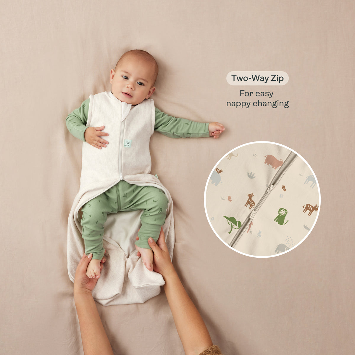 ergoPouch - 婴儿睡袋 1.0 TOG – Savannah