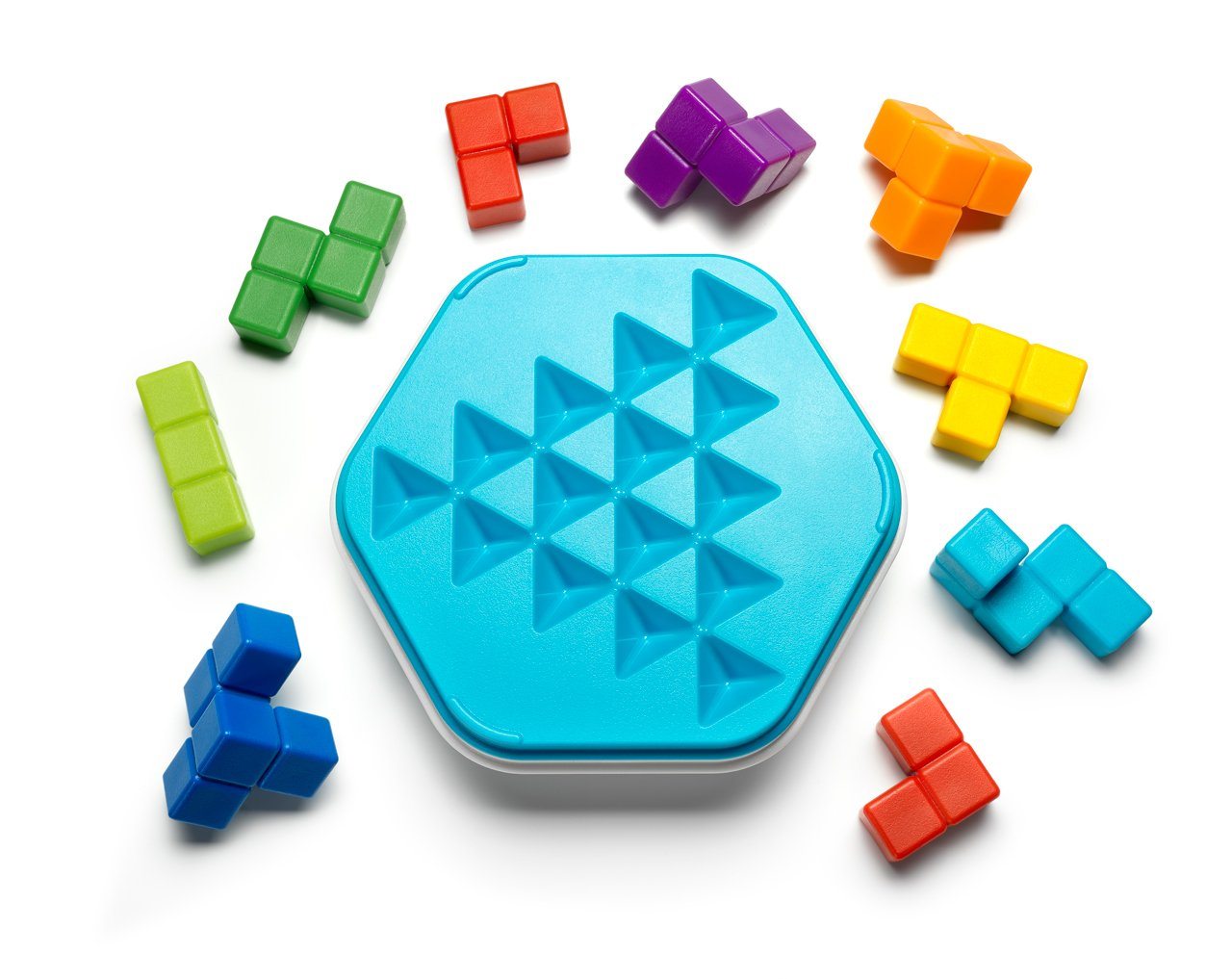 适合6岁+Smart Games - 彩虹金字塔 Zig Zag Puzzler 适合12岁+