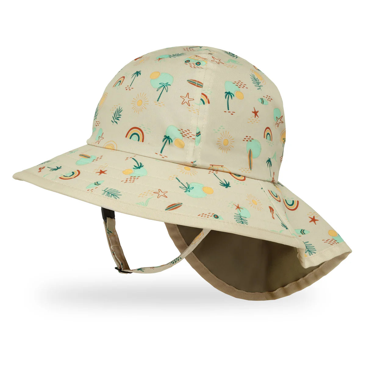 Sunday Afternoons - 儿童鱼尾防晒帽Kids Play Hat Beach Day