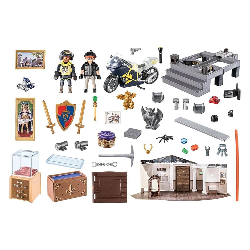 Playmobil - 圣诞倒计时日历 Police Museum Theft