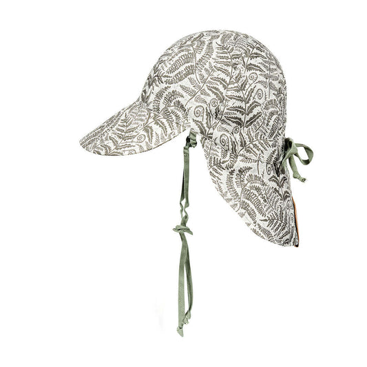 Bedhead Hats - 'Lounger' 宝宝双面鸭舌帽 - Fern & Moss （S码 和 M码）