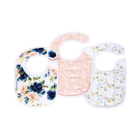 Tiny Twinkle - Kaffle™ 环形防水围嘴口水巾3件套 - Blush Set