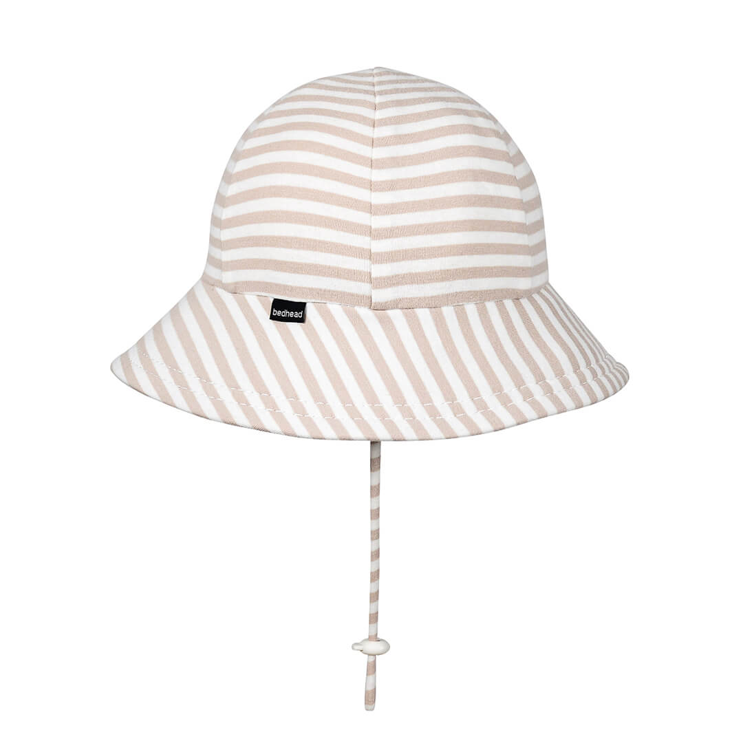 Bedhead Hats - （只有L码）儿童渔夫帽 - Natural Stripe （52cm|2-3years|L）
