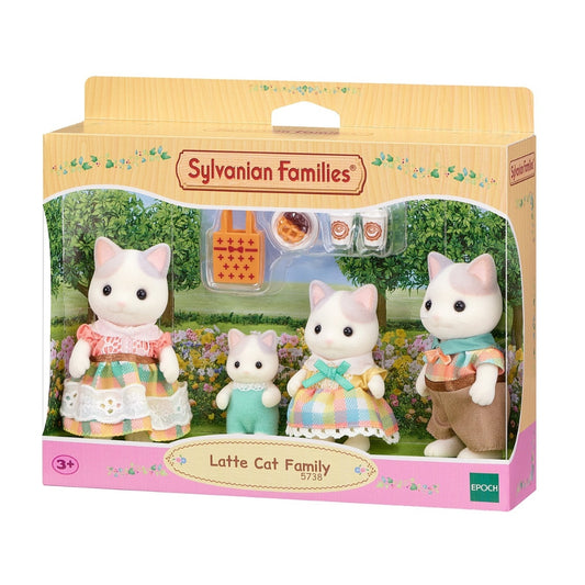 Sylvanian Families - Latte Cat Family