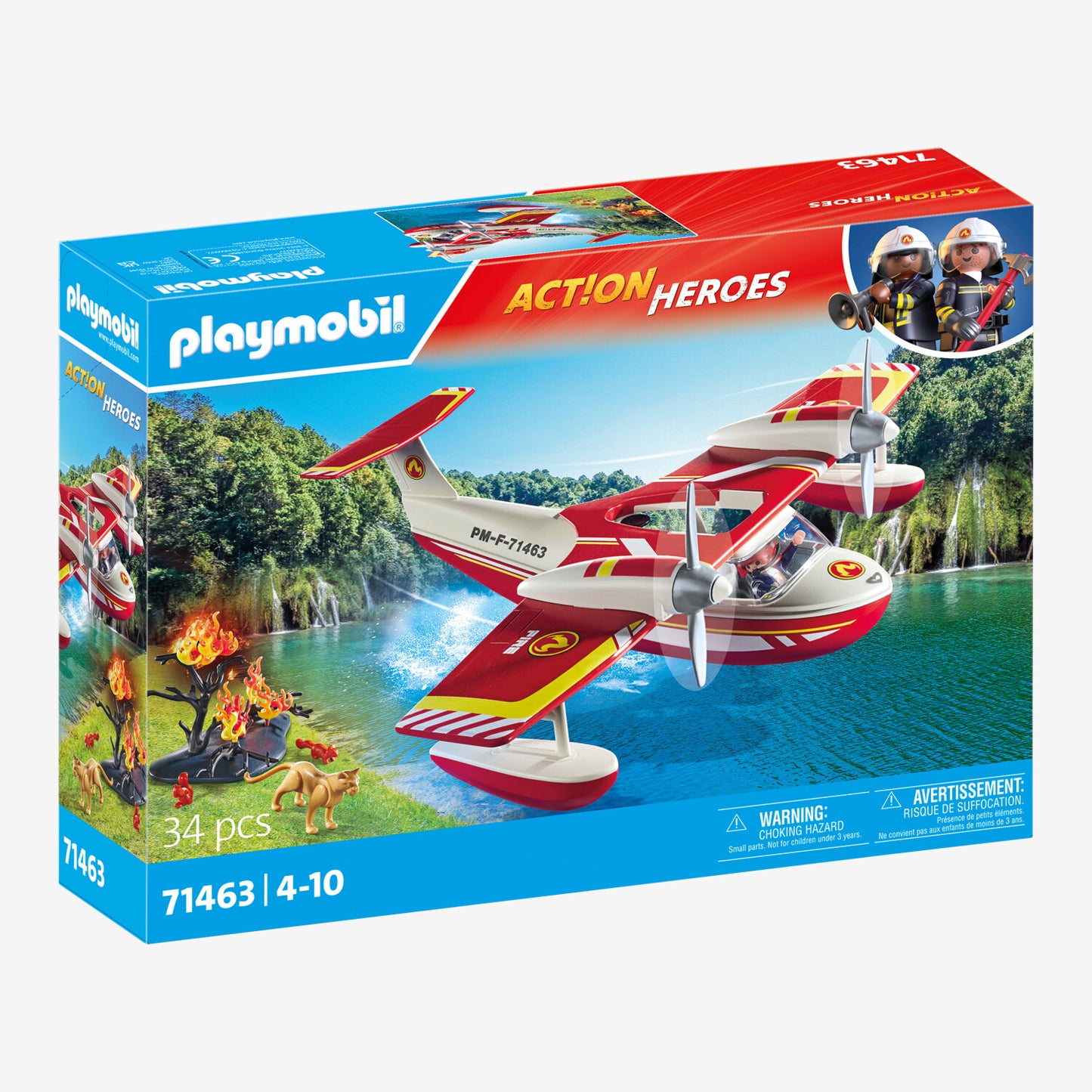 Playmobil - Firefighting plane with extinguishing function