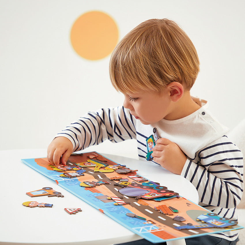 Janod -  建筑工地磁性故事书