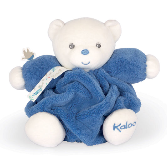 Kaloo - Plume系列安抚玩具小号珊瑚熊 蓝色
