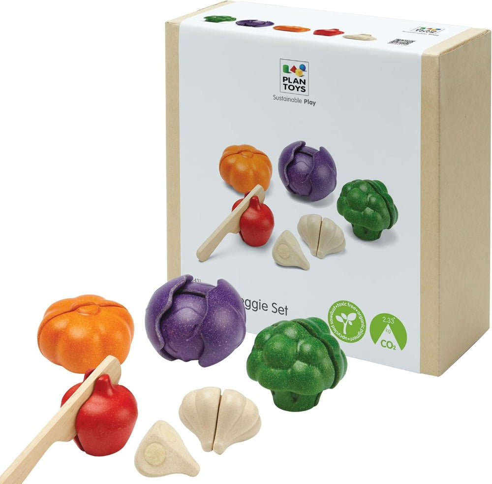 Plan Toys - 5 Colour veggie set