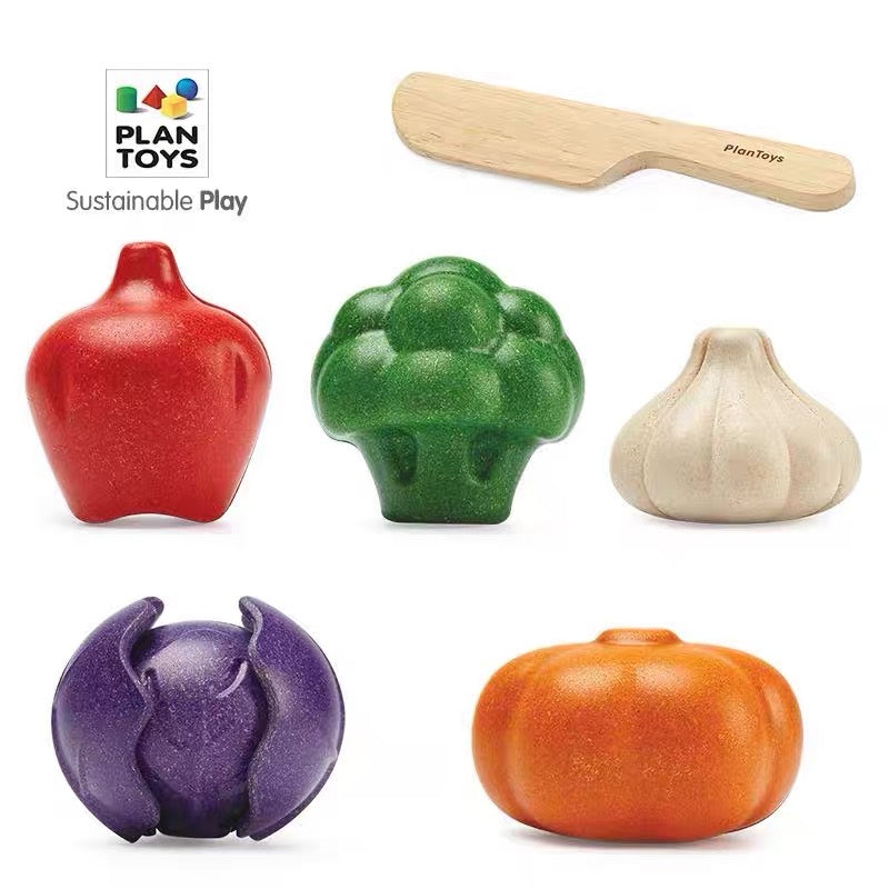 Plan Toys - 5 Colour veggie set
