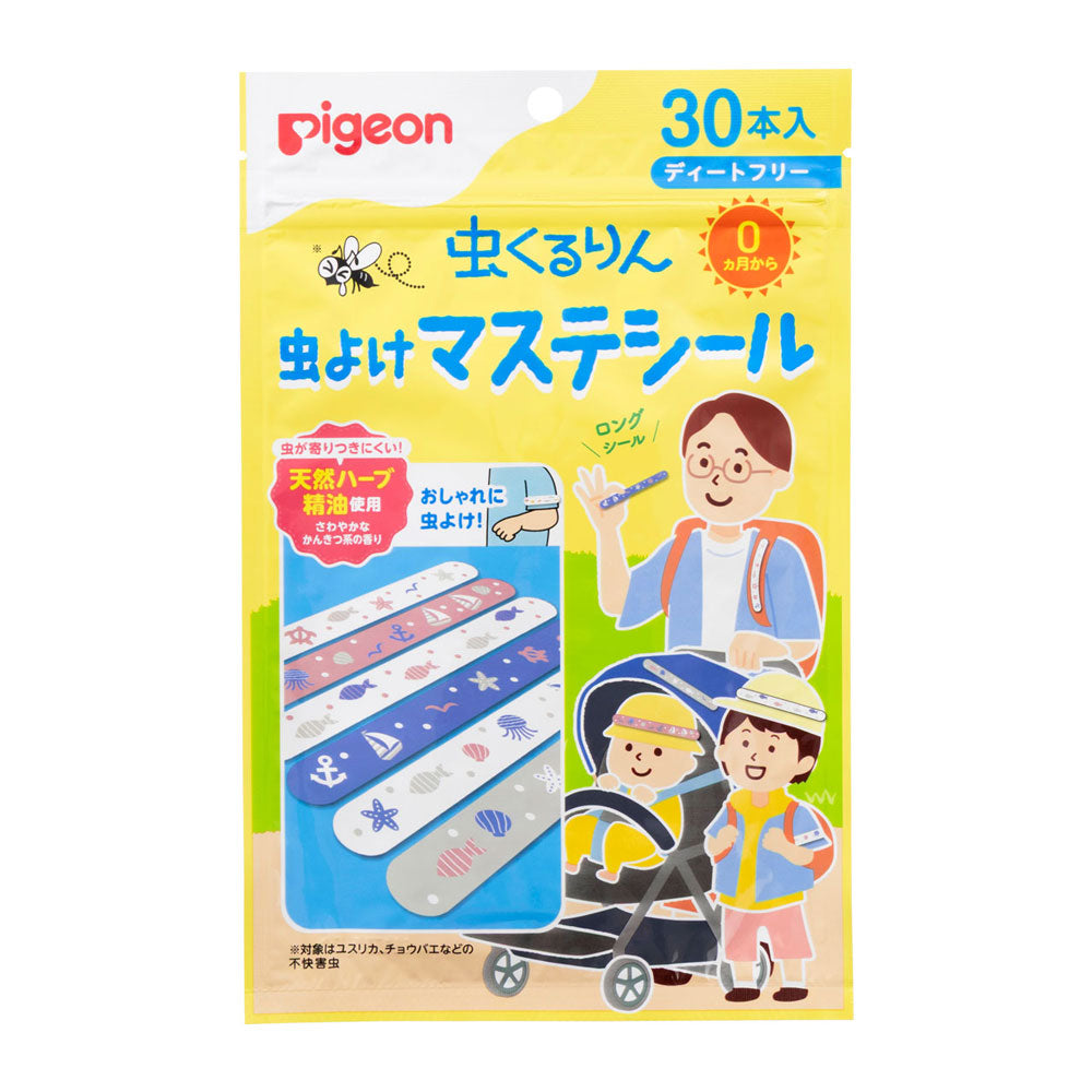 贝亲 Pigeon - 驱虫和纸胶带贴纸（30条装）