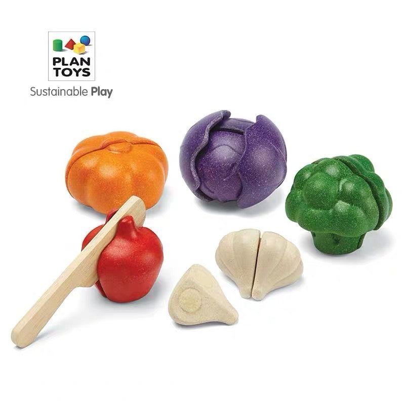 Plan Toys - 5 Colour veggie set