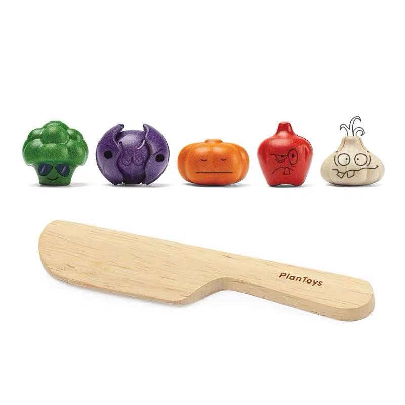 Plan Toys - 5 Colour veggie set