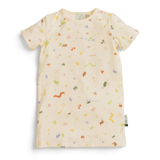 ergoPouch - 儿童短袖长款睡衣 0.2tog - Critters 2岁|3岁|5岁|6岁