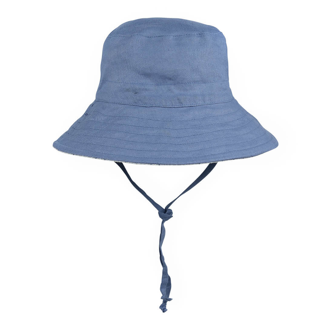 Bedhead Hats - （只有S码）儿童双面渔夫防晒帽 - Sammy/Steele