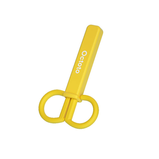 Octoto - Baby Food Stainless Steel Scissors - Yellow