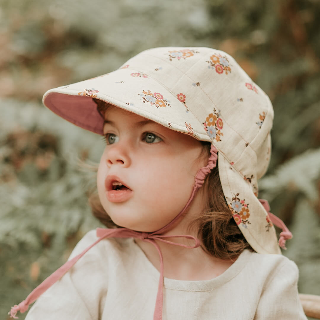 Bedhead - （只有S码）宝宝双面军团防晒帽 - Primrose & Rosa （47cm | 6-12 months | S）