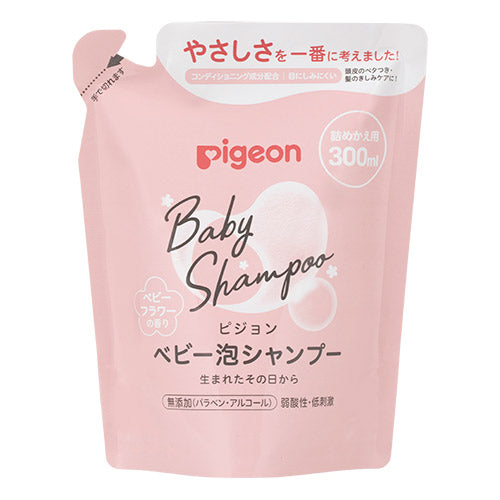 贝亲 - 婴儿泡沫洗发露 花香味 替换装  - 300ml