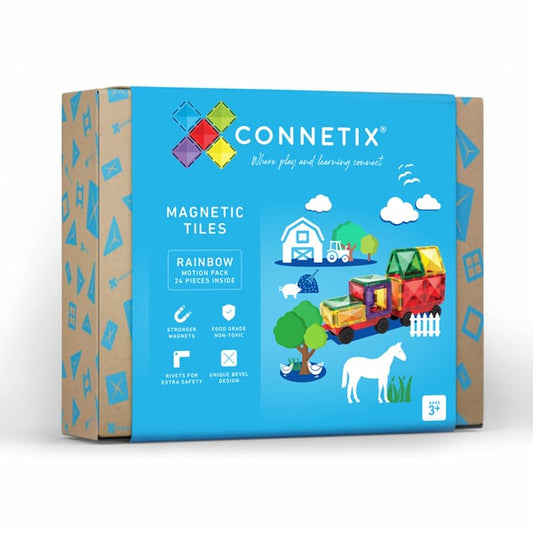 Connetix Tiles - 彩虹动态套装 24片