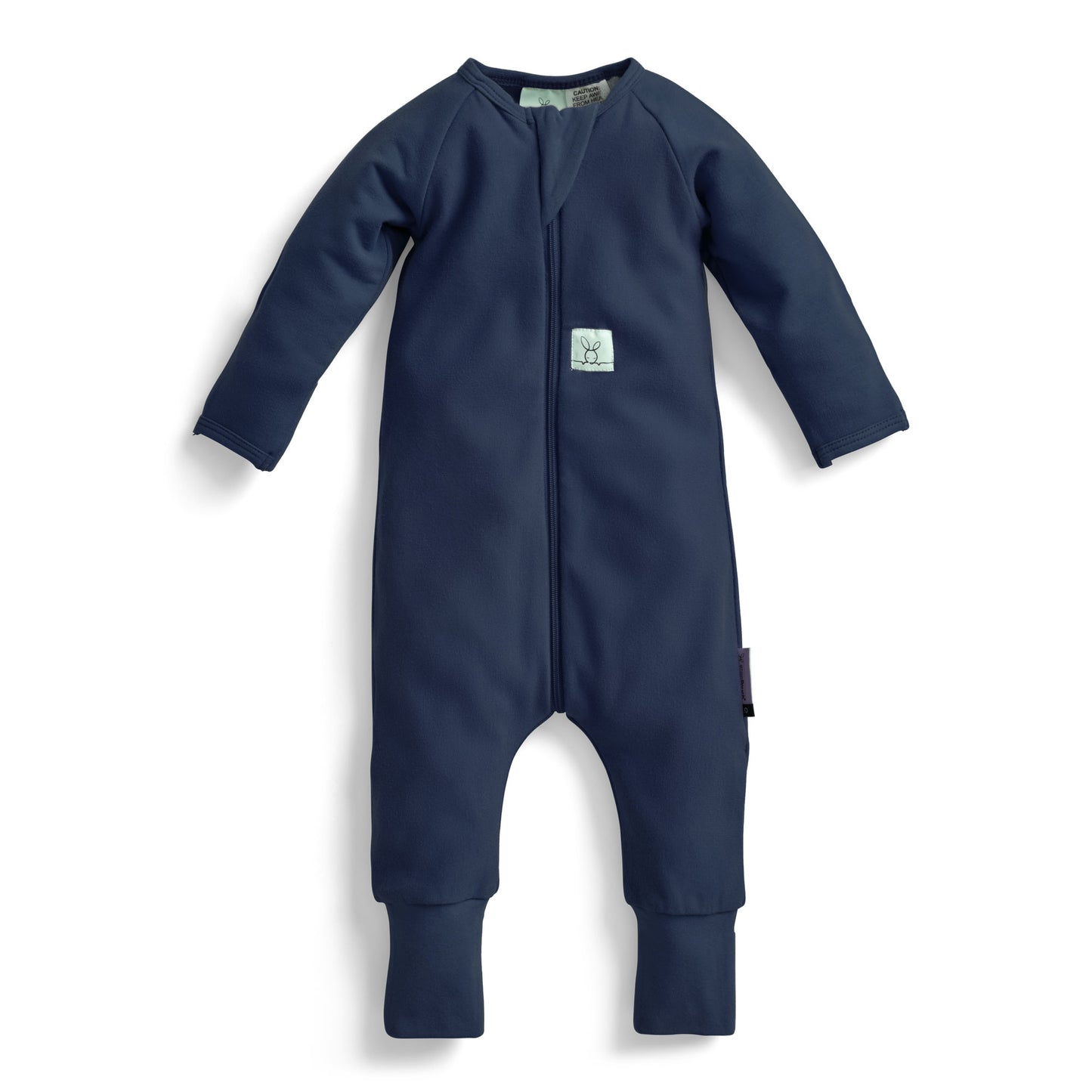 ergoPouch - 1.0Tog - Navy长袖拉链连体衣 仅剩0000