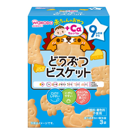 和光堂 动物形状高钙饼干 适合9月+