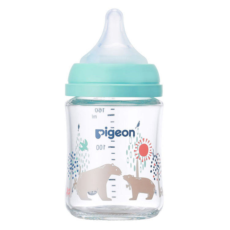贝亲 - 母乳实感耐热玻璃奶瓶 - 160ml - Bear