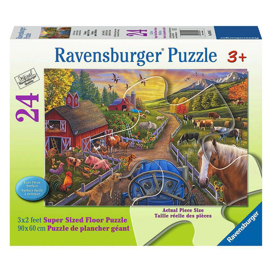 睿思 - 我的第一个农场超大尺寸地板拼图My First Farm SuperSize Floor Puzzle - 24片