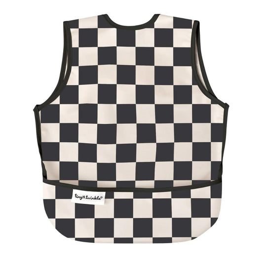 Tiny Twinkle - 防水围腰围兜 - Black Checkers