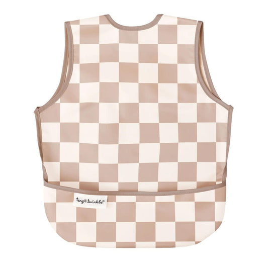 Tiny Twinkle - 防水围腰围兜 - Beige Checkers
