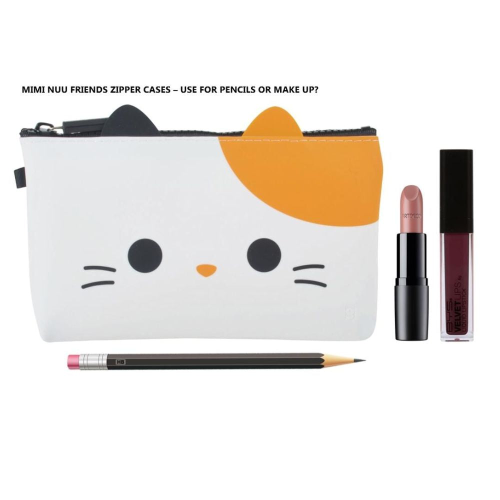 NUU Friends多用手拿包 - Calico Cat Zipper Case