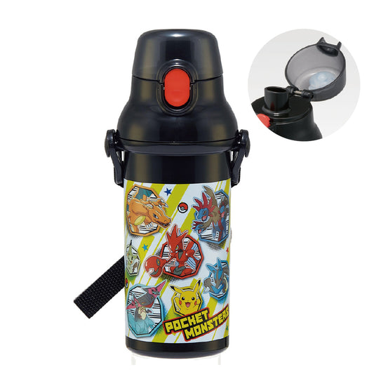 Skater - 儿童抗菌直饮水杯 480ml - Pokemon