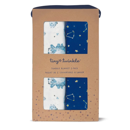 Tiny Twinkle - Kaffle™裹巾盖毯  2件套 - Bear & Constellations Set
