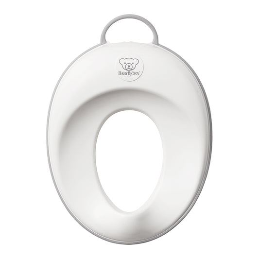 儿童坐便器马桶圈 白灰色 Toilet Training Seat, White/Grey