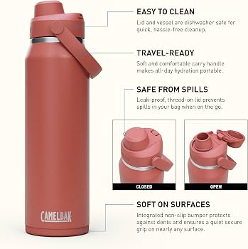 Camelbak 驼峰 - Thrive Chug 系列双层真空不锈钢保温水壶 - 1L（多色可选）