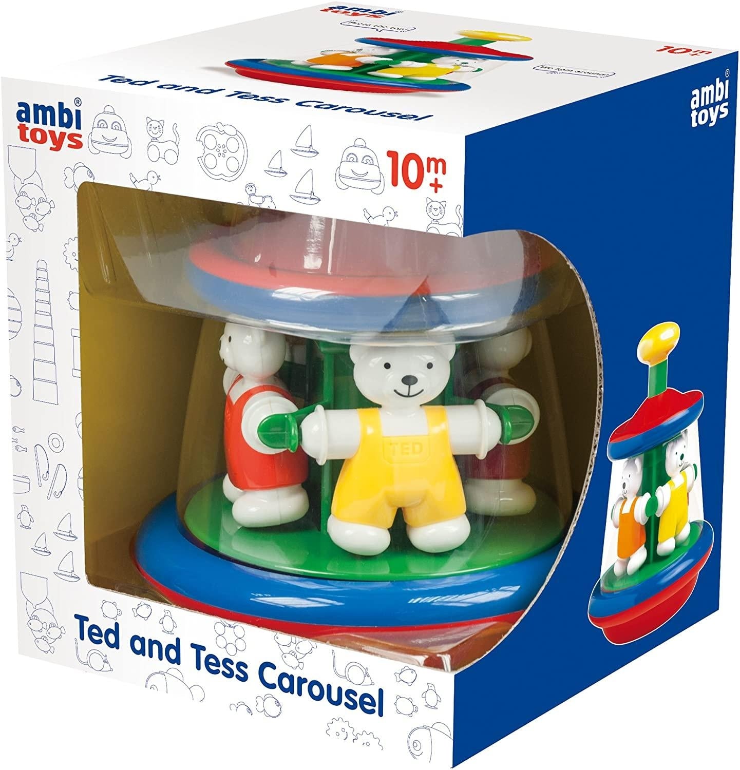 Ambi Toys - 旋转泰迪熊