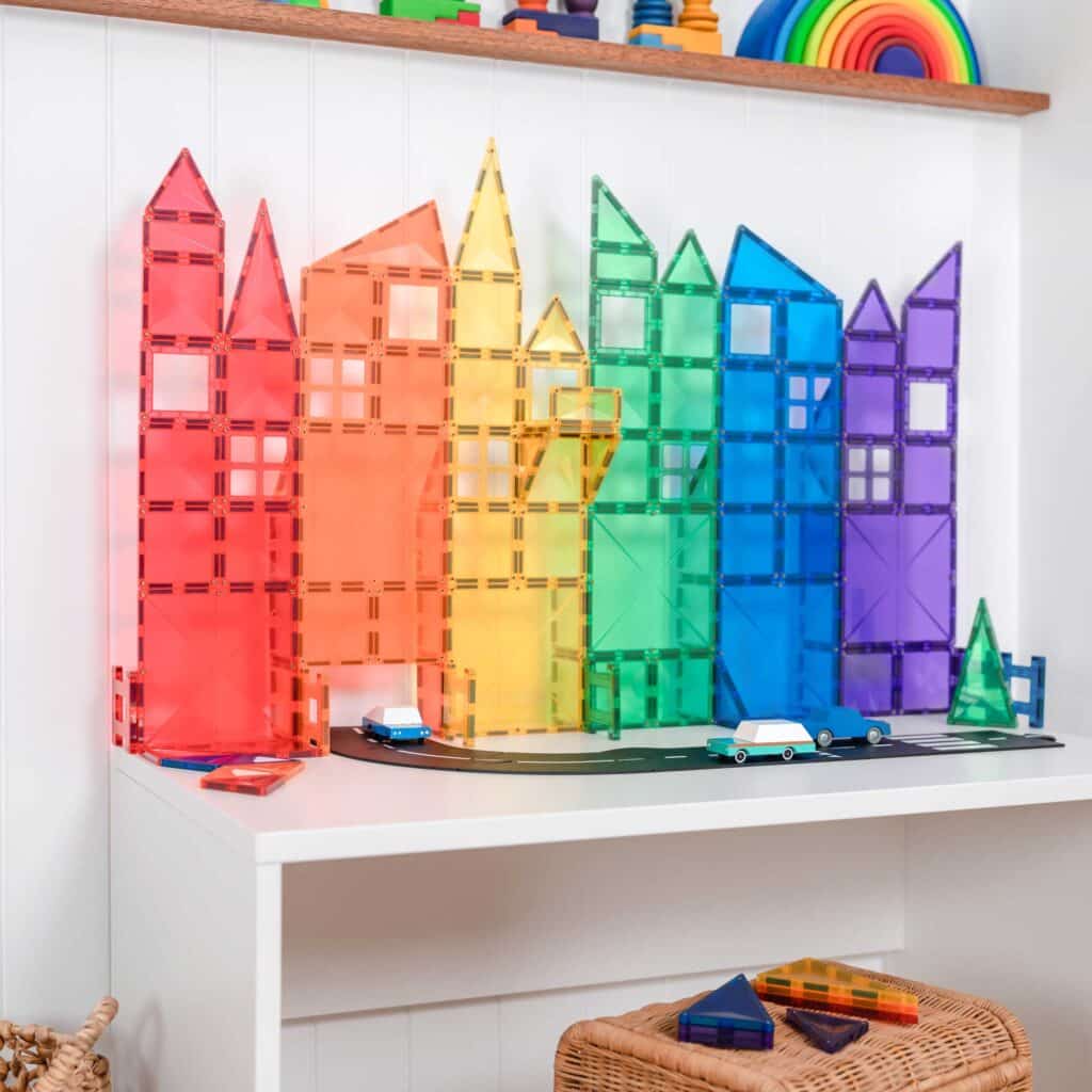 Connetix Tiles - 彩虹磁力片Rainbow Creative Pack - 102片