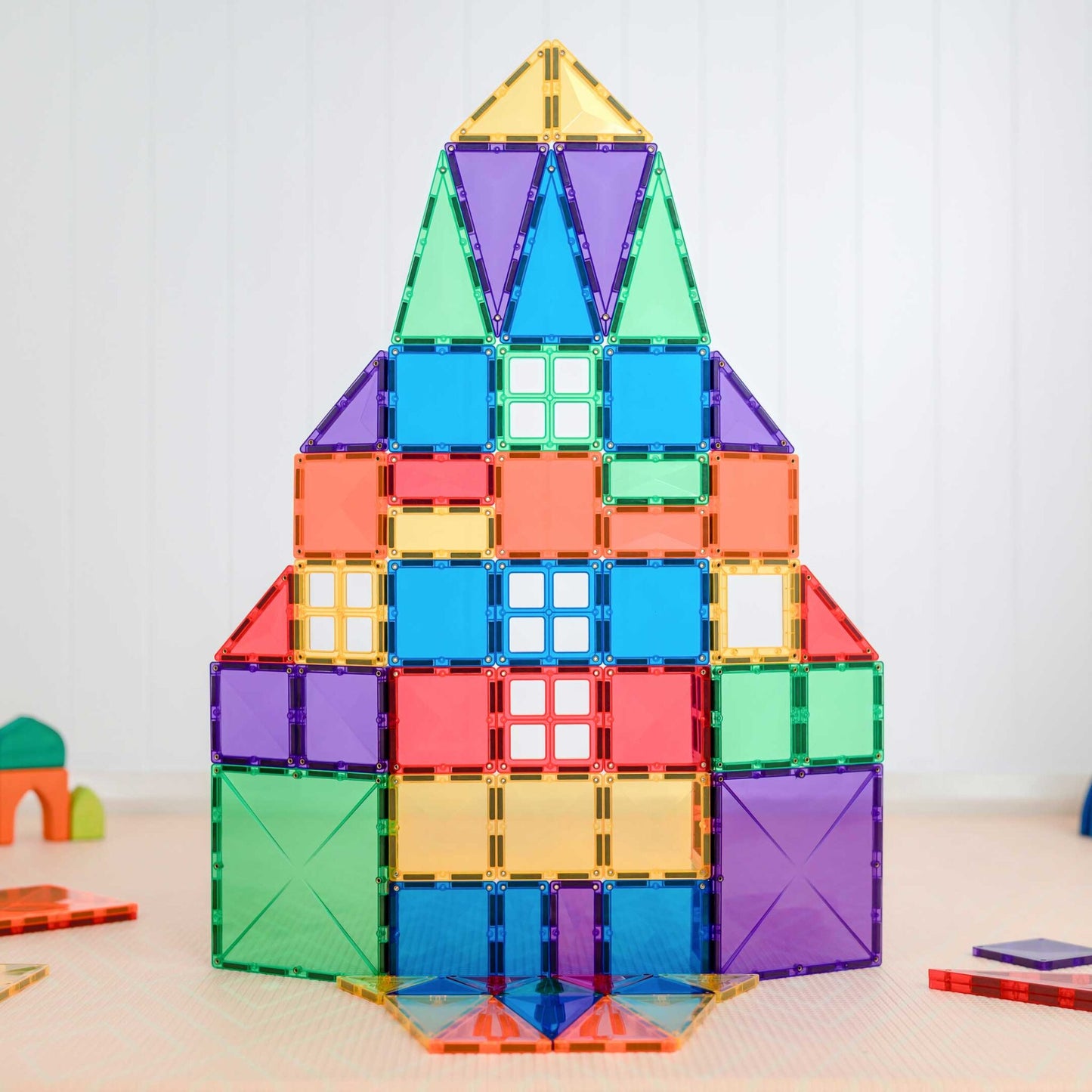 Connetix Tiles - 彩虹磁力片Rainbow Creative Pack - 102片